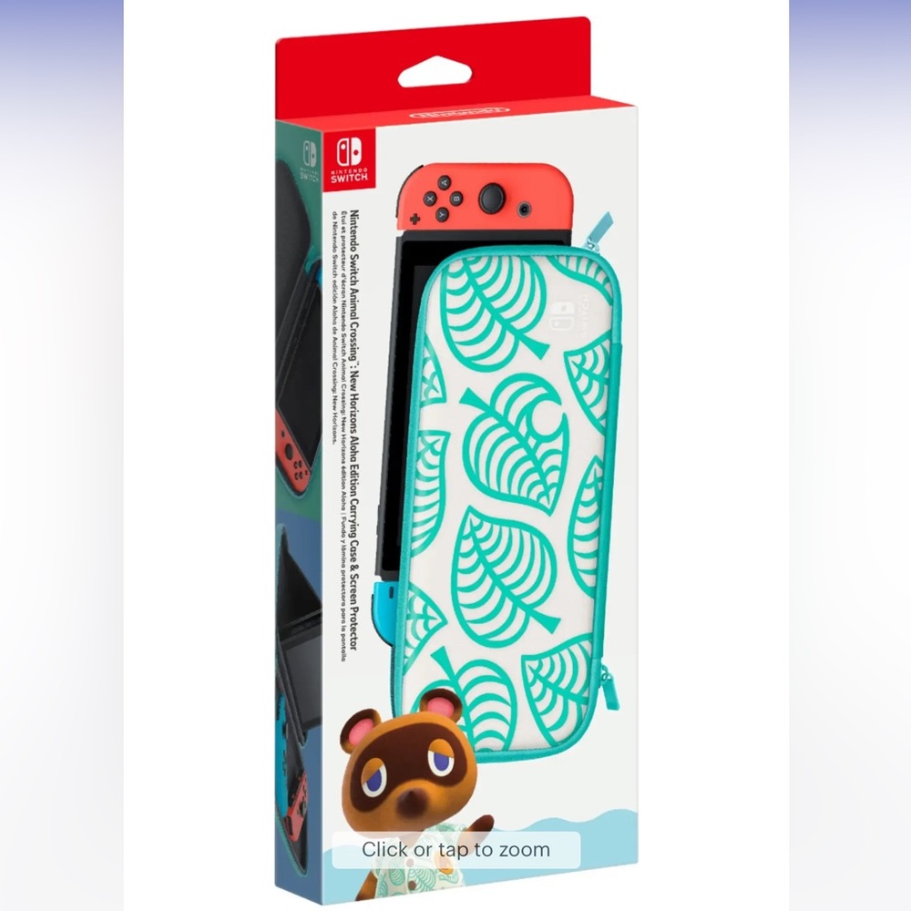 Animal Crossing New Horizons Aloha Edition Carrying Case Nintendo Switch